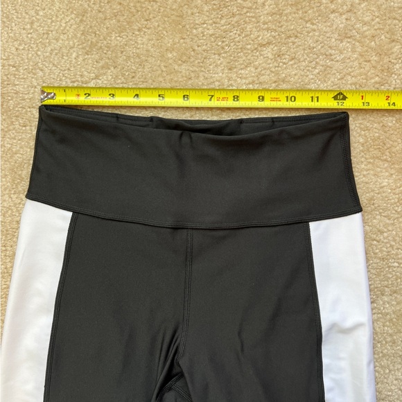 Puma Training Leggings High Waist Black White Contras Side Panels women's Size S - Picture 4 of 15